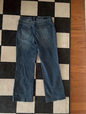 Liverpool Women's Dark Blue Cropped Straight Jeans